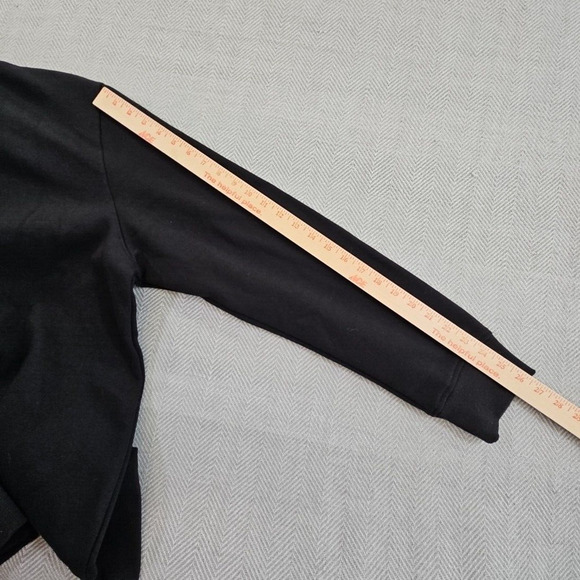 True Religion Full Zip Hoodie Men's XL NWT Black Long Sleeve Gold Sleeve - Picture 10 of 15